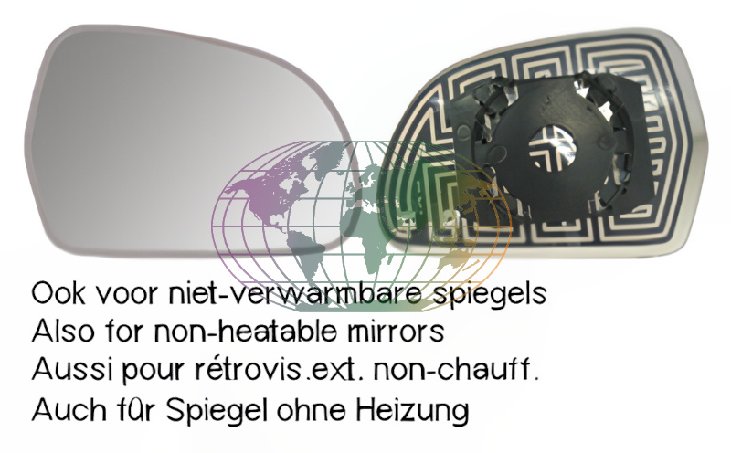 Bodermann Buitenspiegelglas 0834065