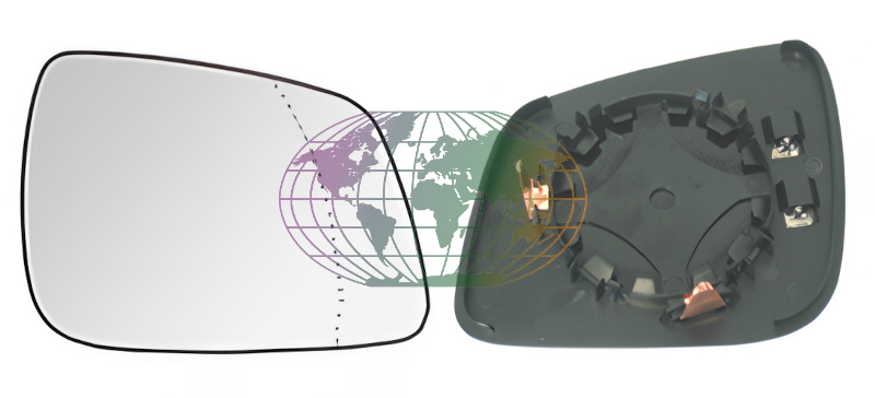 Bodermann Buitenspiegelglas 6068063