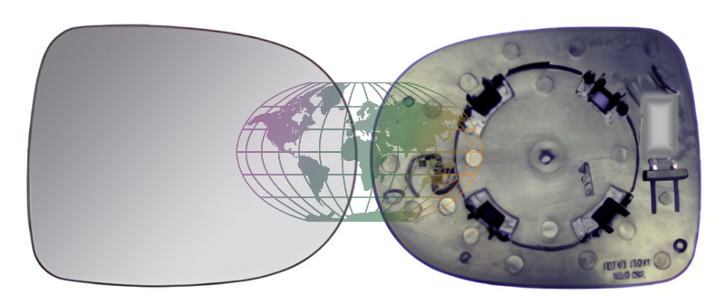 Bodermann Buitenspiegelglas 7203063
