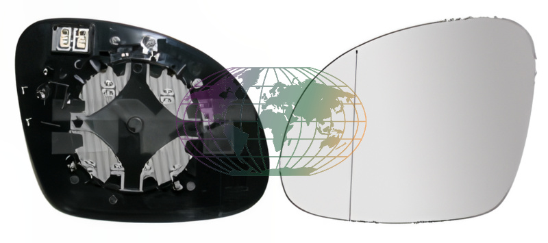 Bodermann Buitenspiegelglas 9207068