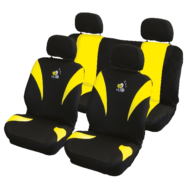 Carpoint Stoelhoesset 8-delig 'Bij' airbag 10130
