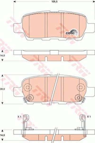 Requal Remblokset RBP456