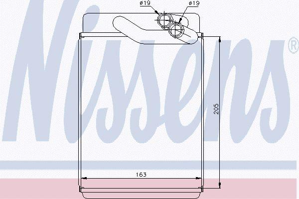 Nissens Kachelradiateur 77616
