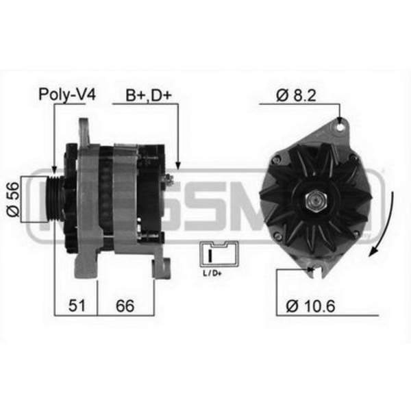 Huismerk Alternator/Dynamo 210073A