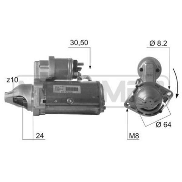 Huismerk Starter 220432A