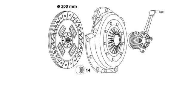 Bodermann Koppelingskit BM637729431