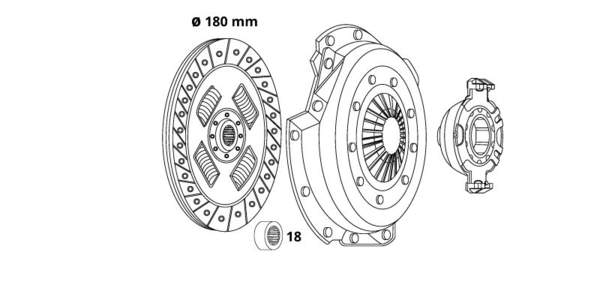 Bodermann Koppelingskit BM641545191