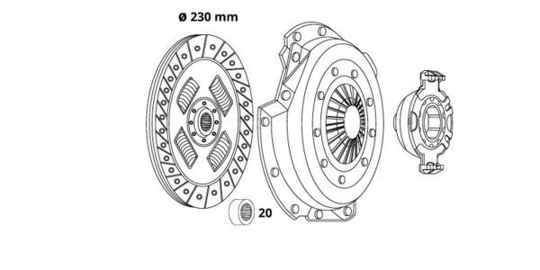 Bodermann Koppelingskit BM641582131