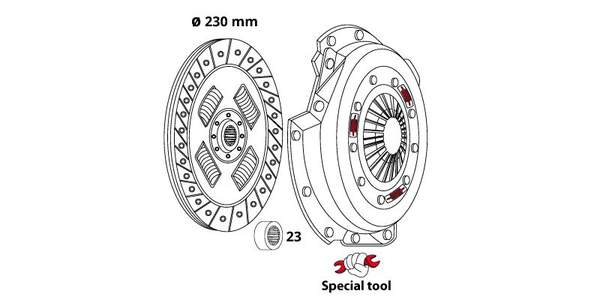 Bodermann Koppelingskit BM641590871