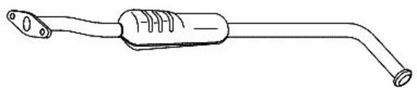 Romax Midden-/einddemper 42 2 122