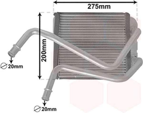 Van Wezel Kachelradiateur 58006378