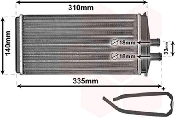 Van Wezel Kachelradiateur 76006016