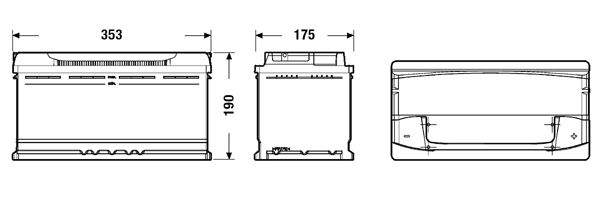 Image of Exide Accu EA1000 ea1000_163