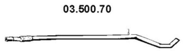 Eberspacher Voorpijp 03.500.70