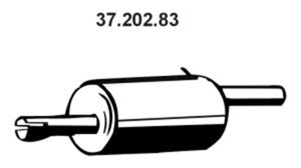 Eberspacher Achterdemper 37.202.83