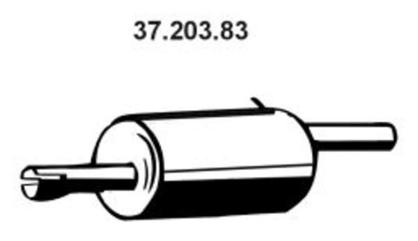 Eberspacher Achterdemper 37.203.83