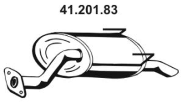 Eberspacher Achterdemper 41.201.83