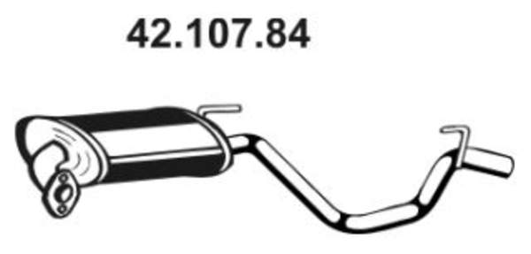 Eberspacher Achterdemper 42.107.84