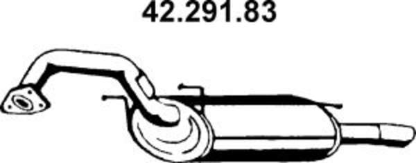 Eberspacher Achterdemper 42.291.83