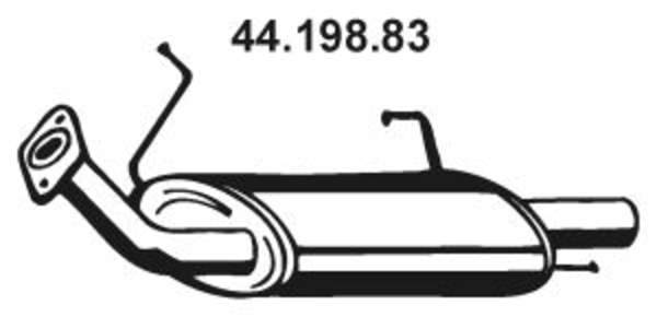 Eberspacher Achterdemper 44.198.83