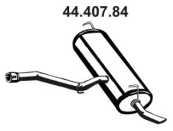 Eberspacher Achterdemper 44.407.84