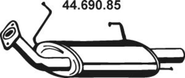 Eberspacher Achterdemper 44.690.85