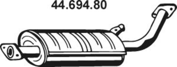 Eberspacher Tussendemper 44.694.80