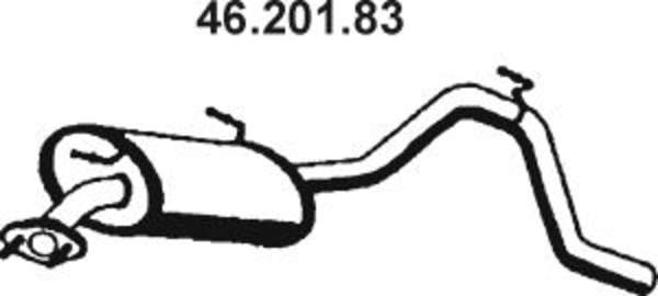 Eberspacher Achterdemper 46.201.83