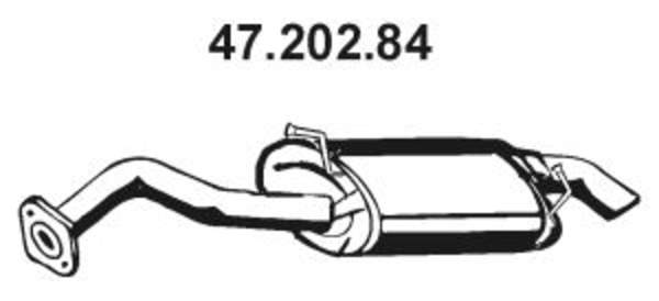 Eberspacher Achterdemper 47.202.84