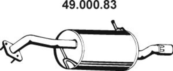 Eberspacher Achterdemper 49.000.83