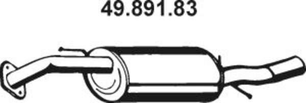 Eberspacher Achterdemper 49.891.83