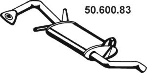 Eberspacher Achterdemper 50.600.83