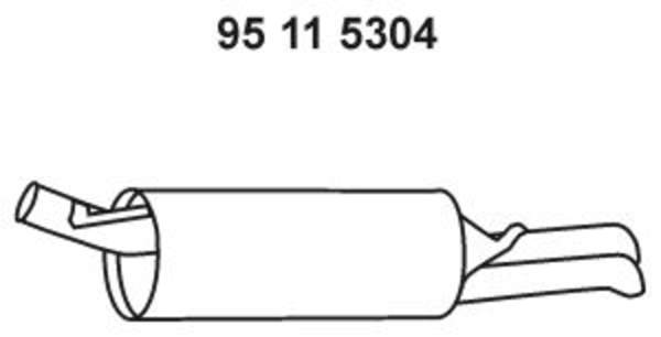 Eberspacher Achterdemper 95 11 5304