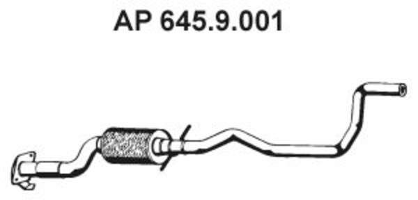 Eberspacher Voorpijp 645.9.001