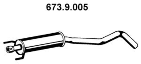 Eberspacher Tussendemper 673.9.005