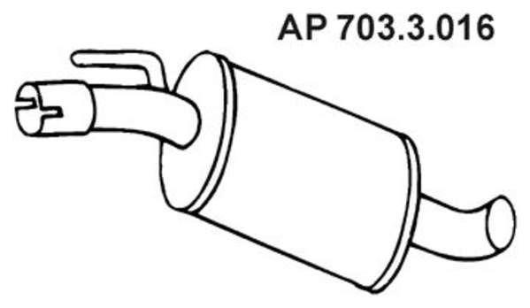 Eberspacher Tussendemper 703.3.016