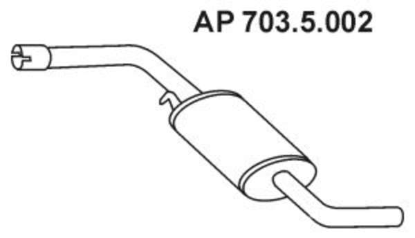 Eberspacher Tussendemper 703.5.002