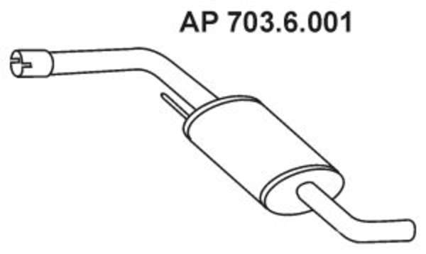 Eberspacher Tussendemper 703.6.001