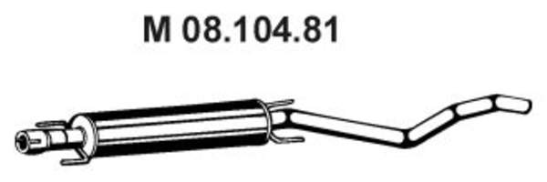 Eberspacher Tussendemper 08.104.81