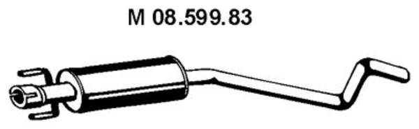 Eberspacher Tussendemper 08.599.83