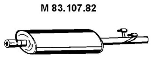 Eberspacher Tussendemper 83.107.82