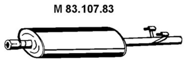 Eberspacher Tussendemper 83.107.83