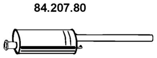 Eberspacher Tussendemper 84.207.80