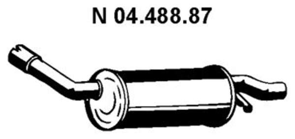 Eberspacher Achterdemper 04.488.87