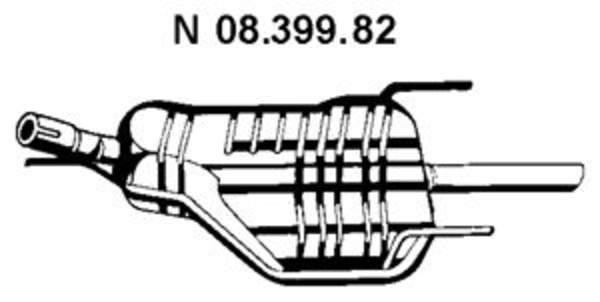 Eberspacher Achterdemper 08.399.82