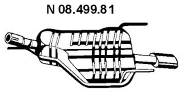 Eberspacher Achterdemper 08.499.81