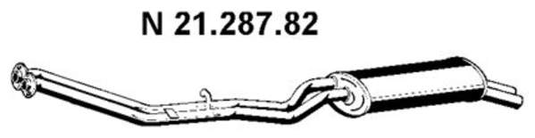 Eberspacher Achterdemper 21.287.82