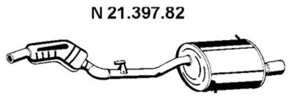 Eberspacher Achterdemper 21.397.82