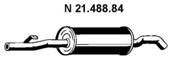 Eberspacher Achterdemper 21.488.84