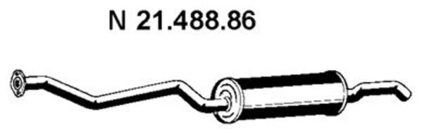 Eberspacher Achterdemper 21.488.86